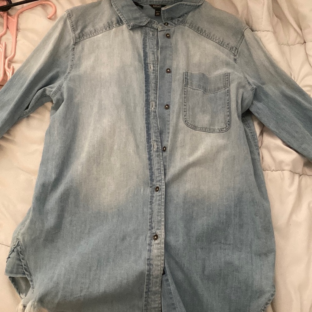 XS Buffalo David Bitton Button Up Jean Jacket